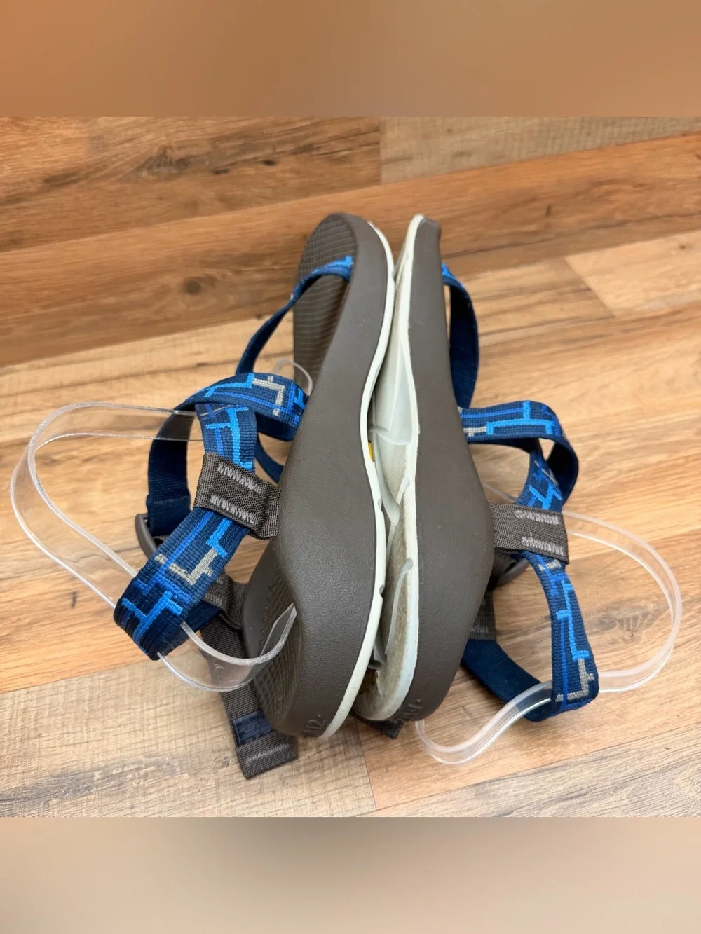 Chaco Men's Blue size  12 Nylon Adjustable Sport Sandals shoes